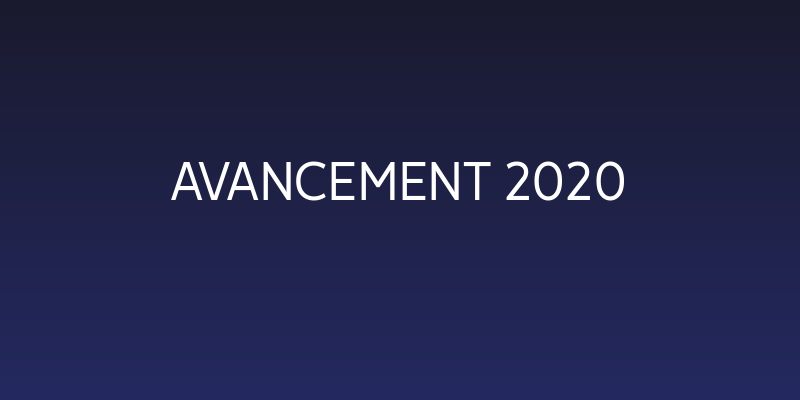 Avancement 2020 Social Header