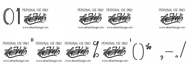 Avaneonz Font OTHER CHARS