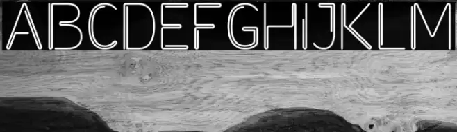 Avaneonz Font examples