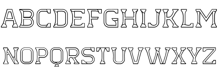 Avangarda Regular Font LOWERCASE