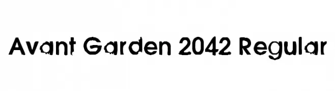 Avant Garden 2042 Regular  Descarca Fonturi Gratis