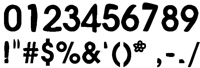 Avant Garden 2042 Regular Font OTHER CHARS