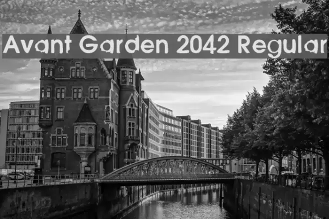 Avant Garden 2042 Regular Fuentes examples