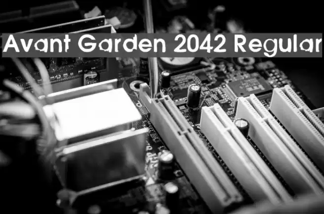 Avant Garden 2042 Regular Fuentes examples