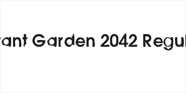 Avant Garden 2042 Regular Logo