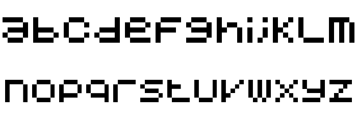 Avant Pixel Regular Font LOWERCASE