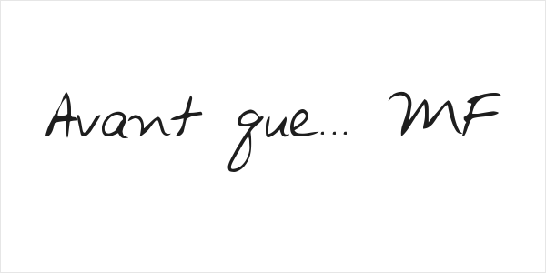 Avant que... MF Logo