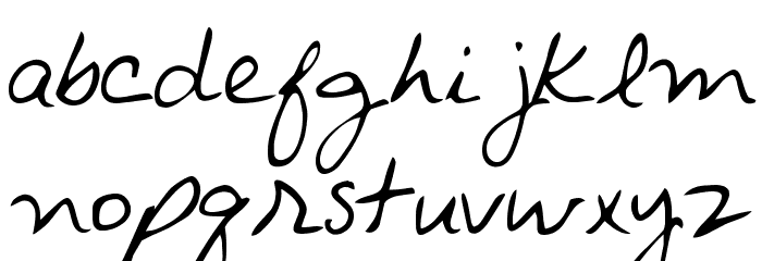 Avant que... MF Font LOWERCASE