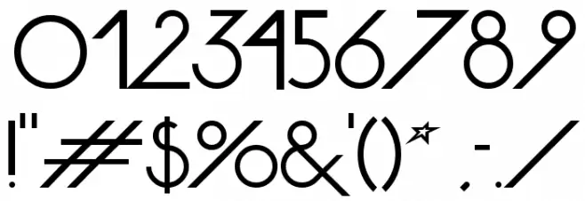 Avante Go Font OTHER CHARS