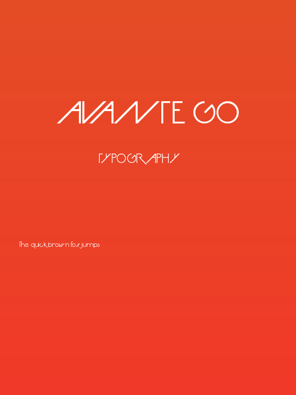 Avante Go Poster
