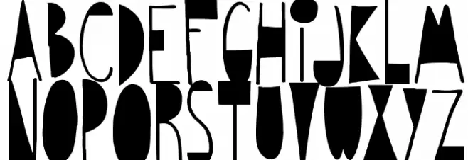 Avantgardiste 1934 Schriftart Groß
