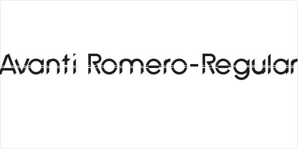 Avanti Romero-Regular Logo