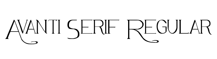 Avanti Serif Regular  नि: शुल्क फ़ॉन्ट्स डाउनलोड