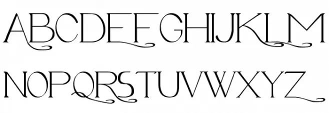 Avanti Serif Regular Polices MAJUSCULES