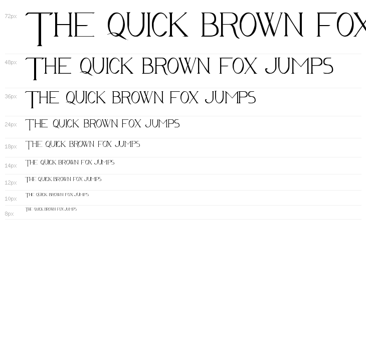 Avanti Serif Regular Waterfall