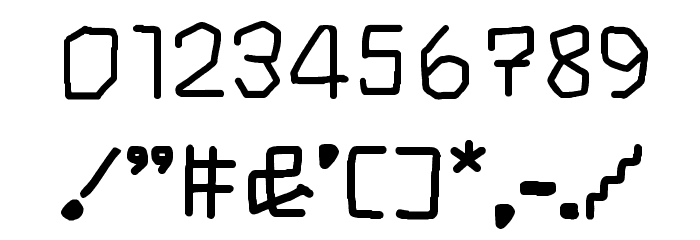 Avantstile Regular Font OTHER CHARS