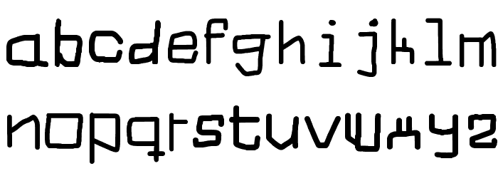 Avantstile Regular Font LOWERCASE
