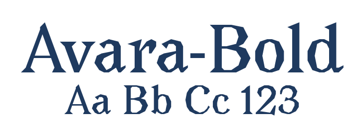 Avara-Bold Font Preview