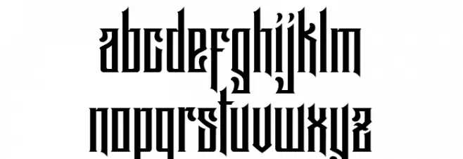 AvartequeroPersonalUseOnly-Regu 字体 小写