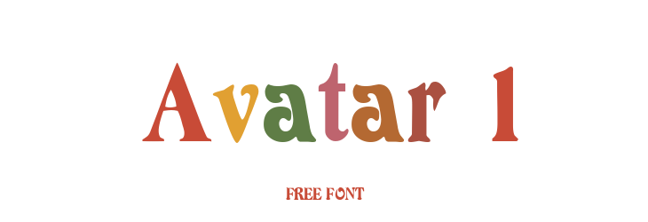 Avatar 1 Font Preview