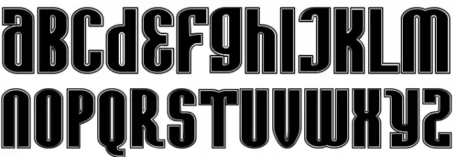 Avatar Bold Schriftart Groß