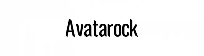 Avatarock  Скачать бесплатные шрифты