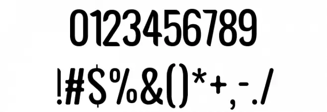 Avatarock Font OTHER CHARS