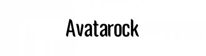 Avatarock  免费字体下载