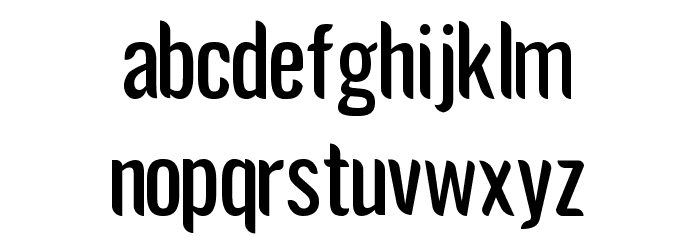 Avatarock Font LOWERCASE