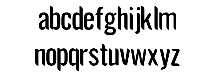 Avatarock Font LOWERCASE