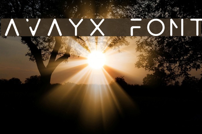 Avayx Font examples