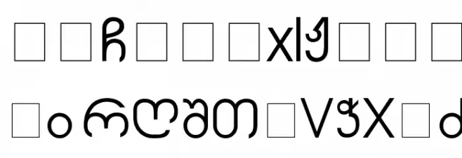 Avaza Mtavruli Fonte MAIÚSCULAS