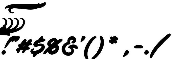 Ave Fedan PERSONAL USE ONLY Font OTHER CHARS