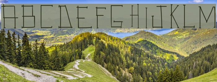 Ave Giulio Font examples