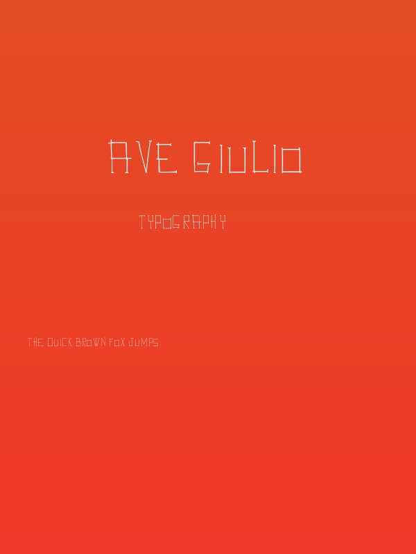 Ave Giulio Poster