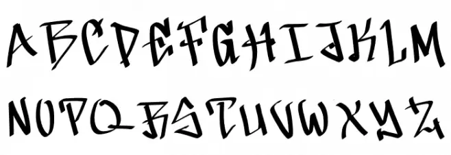 Avecna Regular 字体 大写