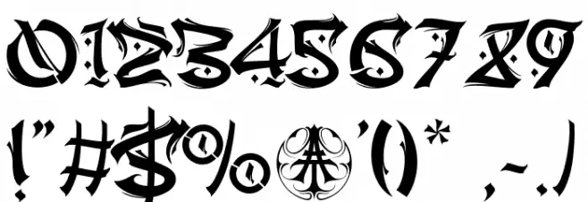 Aveinatortia Personal Use Only Font OTHER CHARS