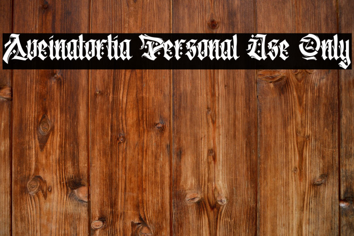 Aveinatortia Personal Use Only Example 3