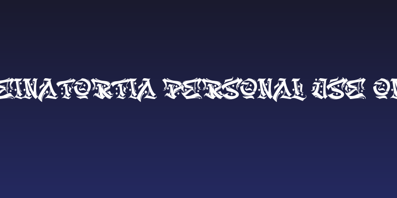 Aveinatortia Personal Use Only Social Header