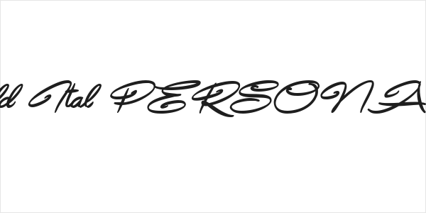 Avelana Bold Ital PERSONAL USE Logo