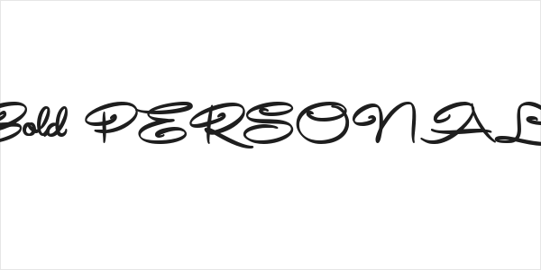 Avelana Bold PERSONAL USE Logo