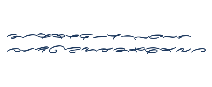 Avelana Deco Bold PERSONAL USE Lowercase