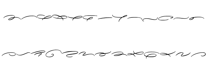 Avelana Deco Medi PERSONAL USE Font LOWERCASE