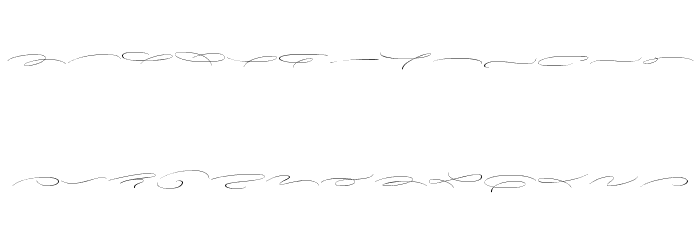 Avelana Deco Thin PERSONAL USE Font OTHER CHARS
