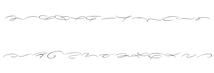 Avelana Deco Thin PERSONAL USE Font LOWERCASE