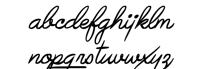 Avelana Medi Ital PERSONAL USE Font LOWERCASE
