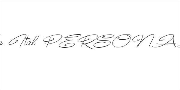 Avelana Thin Ital PERSONAL USE Logo