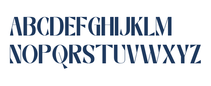Avelmor Regular Uppercase