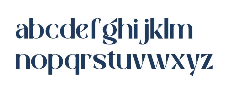 Avelmor Regular Lowercase
