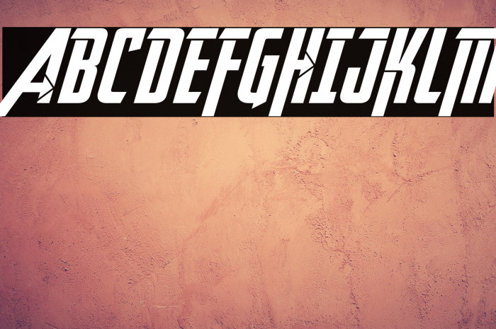 Avengeance Heroic Avenger Bold Italic Example 1